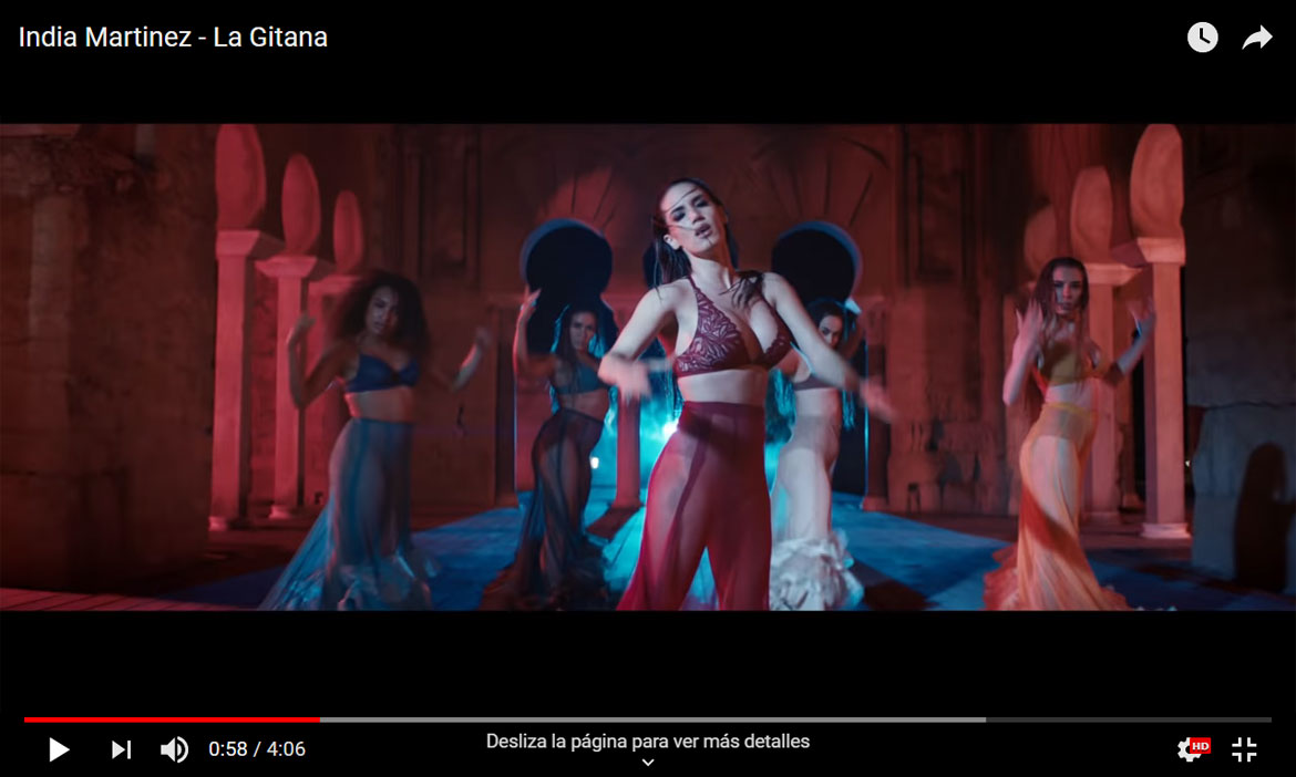 Videoclip de #LaGitana - India Martínez