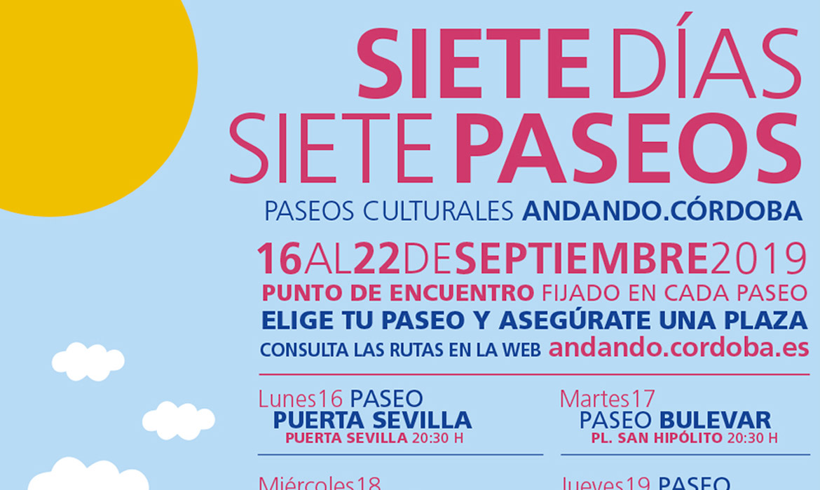 Siete Días, Siete Paseos - Semana Europea de la Movilidad 2019 en Córdoba (España)
