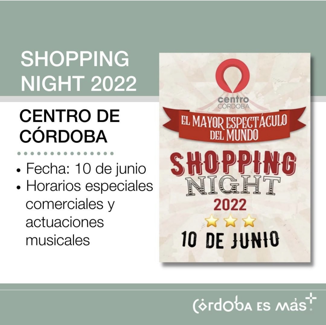 Shopping Night Centro Córdoba 2019