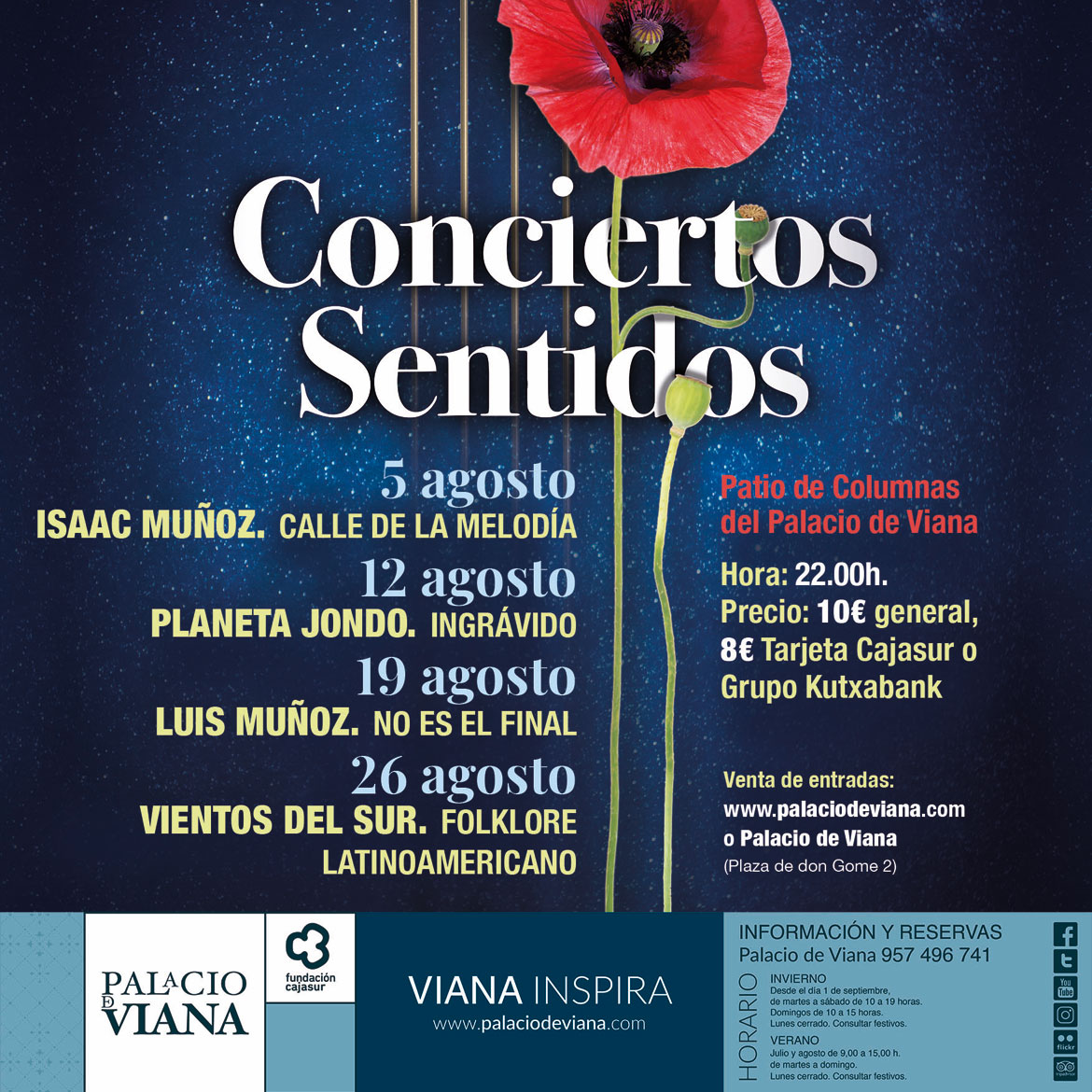 Conciertos Sentidos - Palacio de Viana (Córdoba - España)