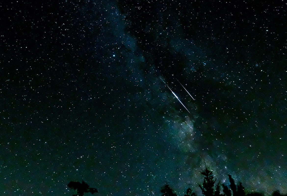 Perseidas en la Sierra de Córdoba (España)