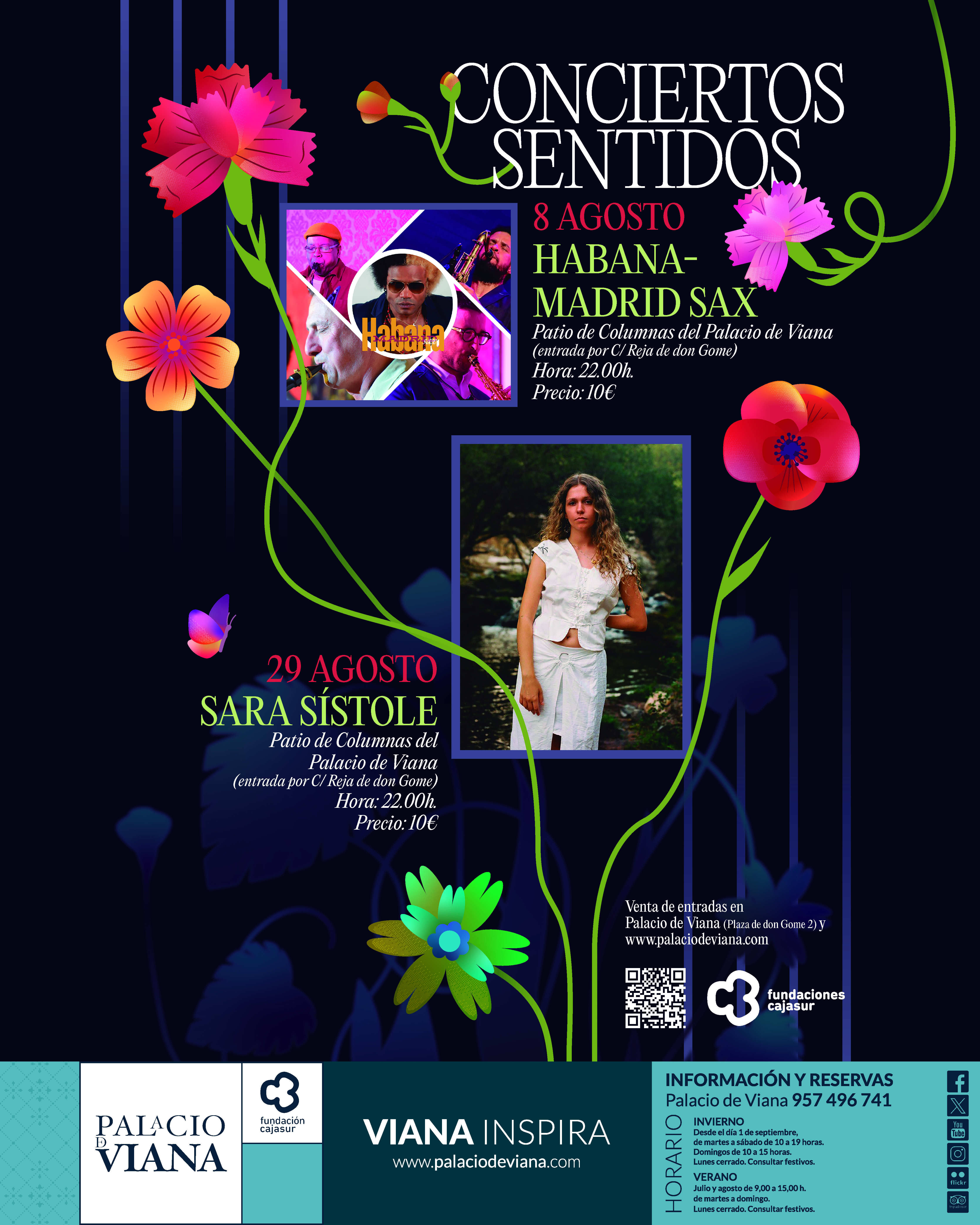 Conciertos Sentidos en el Palacio de Viana (Córdoba - España)