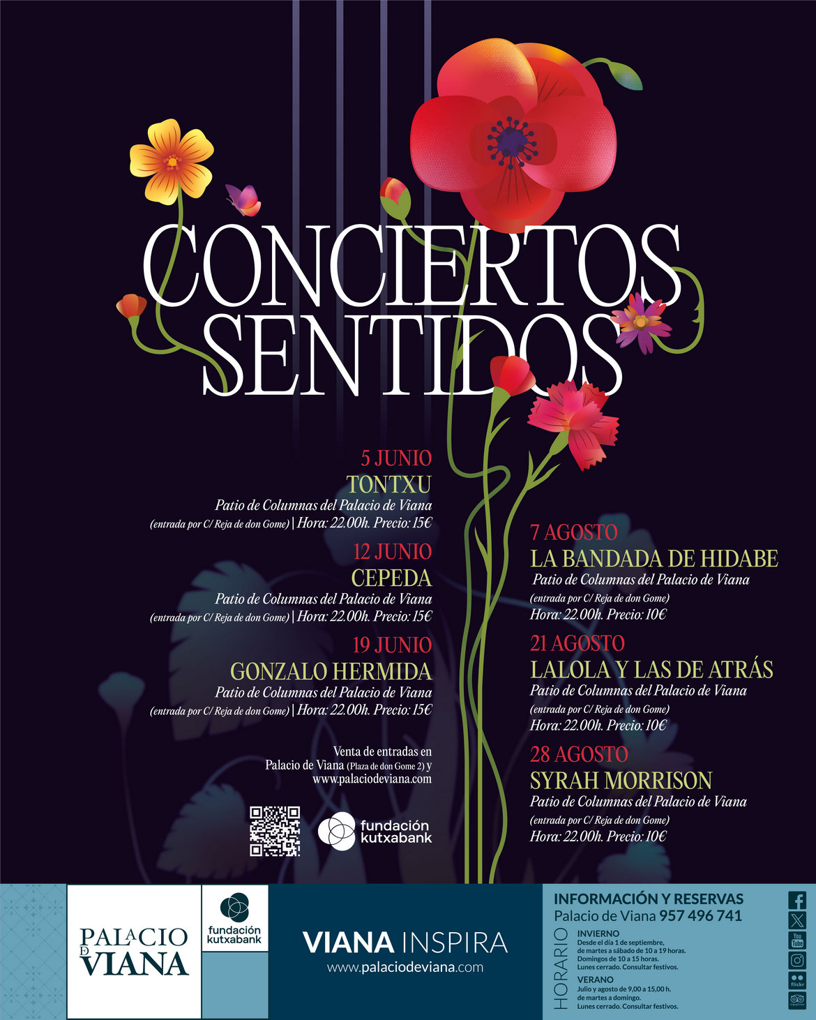 Conciertos Sentidos en el Palacio de Viana (Córdoba - España)