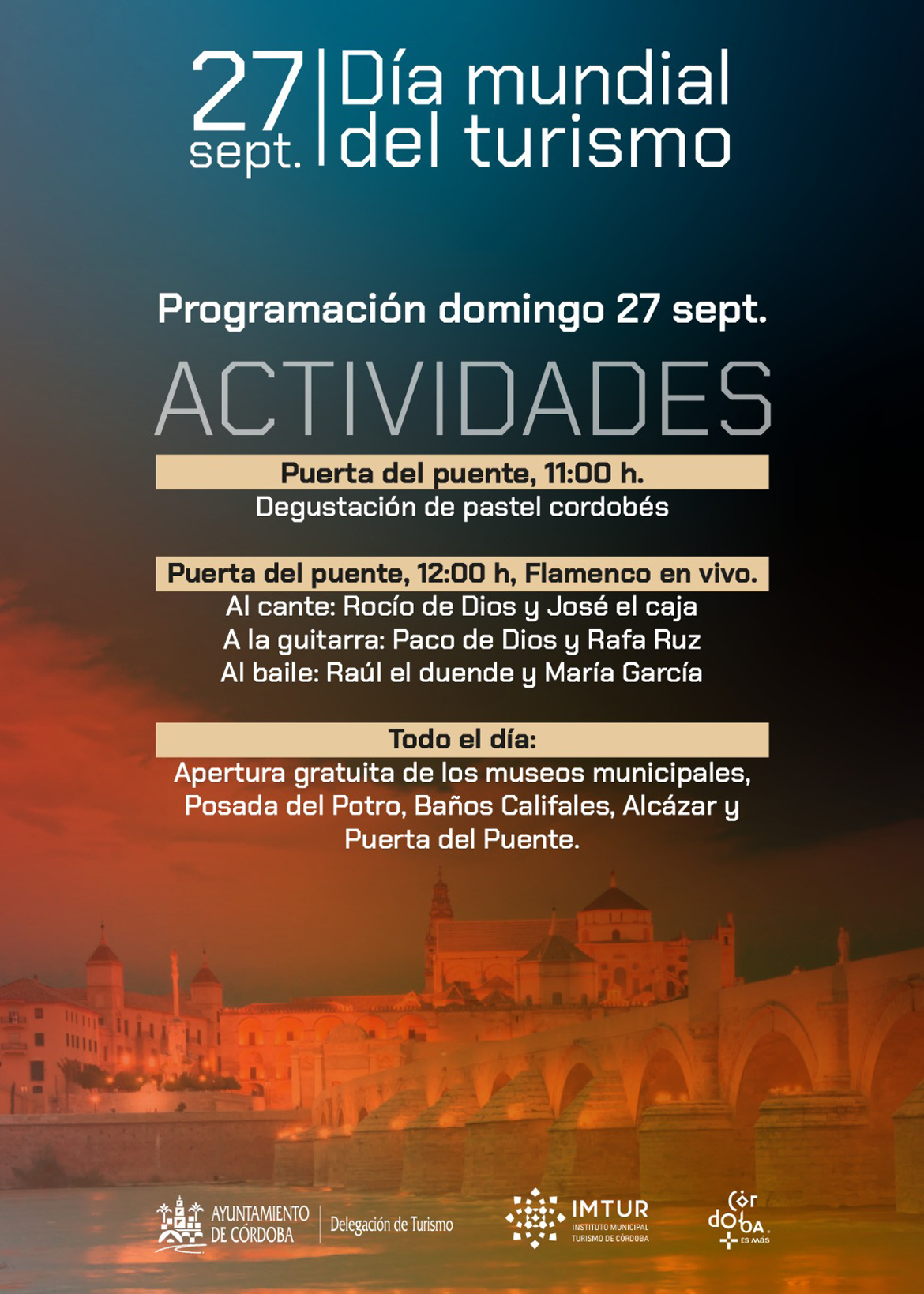 Día Mundial del Turismo en Córdoba (España)